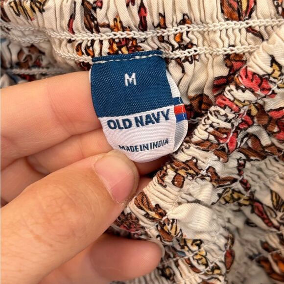 Old Navy Red and Brown Floral Dress - Picture 5 of 5